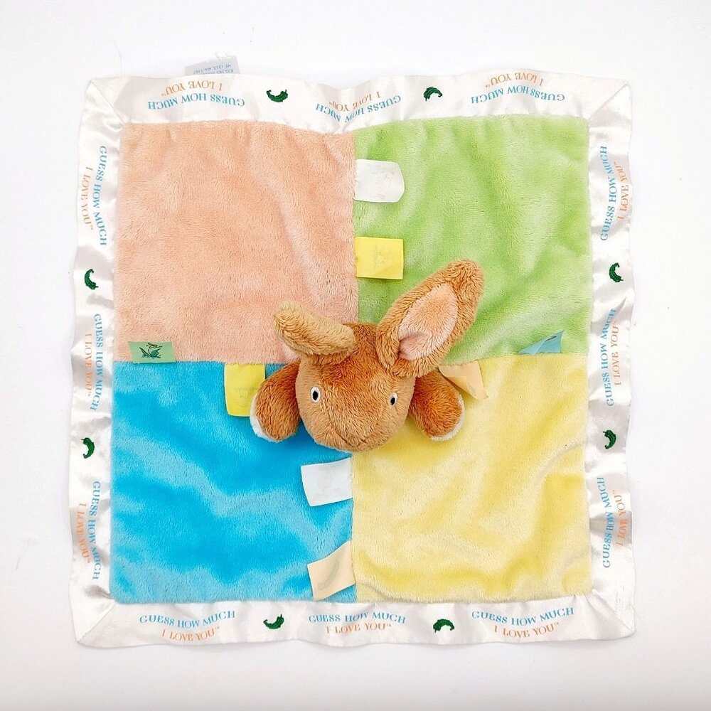 Guess How Much I Love You Security Blanket Lovey Soft Bunny Rabbit 13”